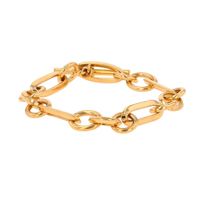 Bracelet maille fantaisie or jaune 47.75g Comme neuf -  reconditionné disponible sur Gemme Les Bijoux
